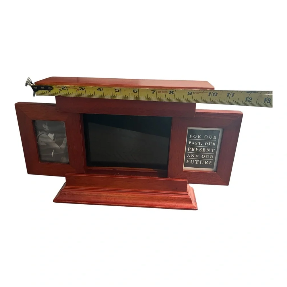 Wood Triple Photo Frame